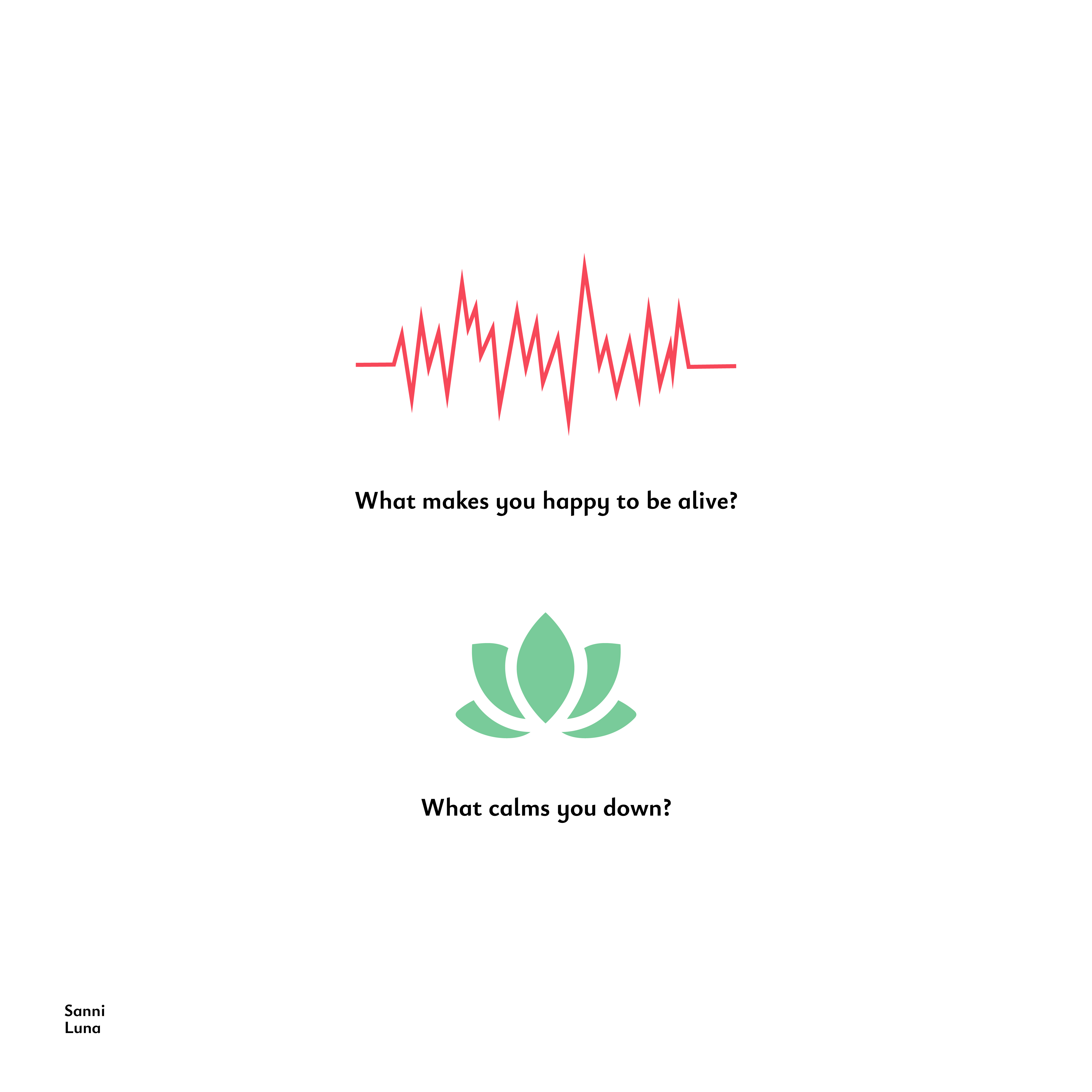 Happiness and Calmness