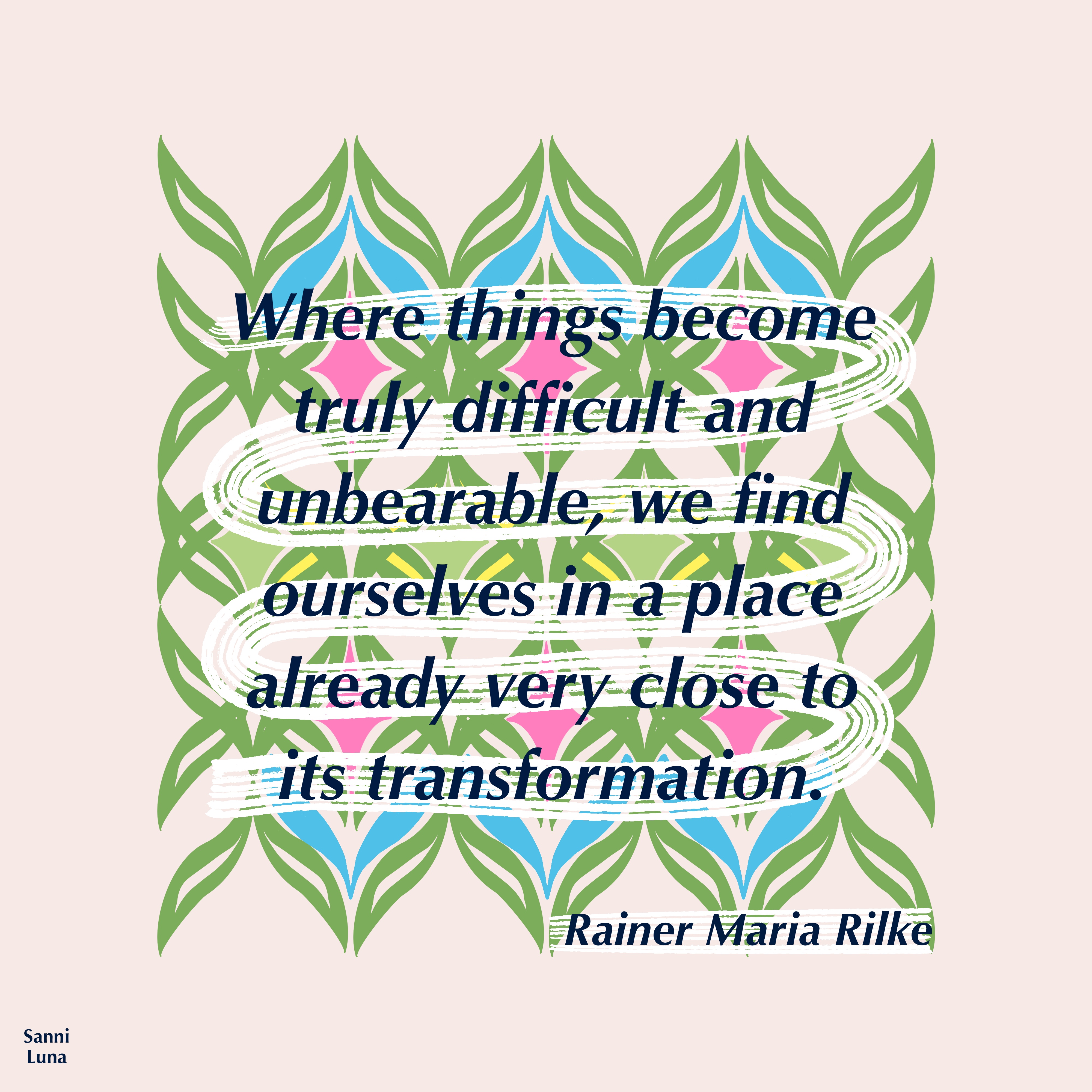 Rainer Maria Rilke Quote